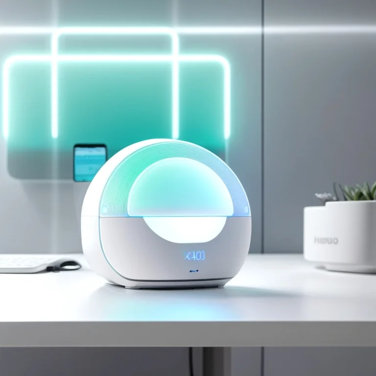 Illustration showing AI modules connecting to device hardware